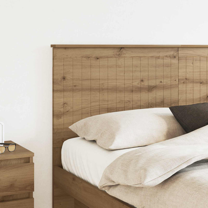 Tăblie cap cu headboard Stejar Artizanal 160 cm Lemn compozit - WALTI WALTI