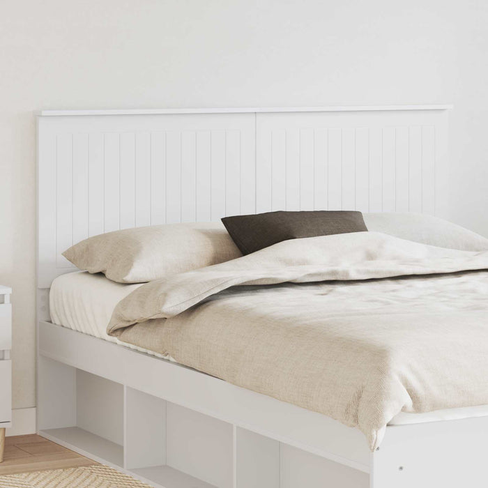 Tăblie cap cu headboard Alb 150 cm Lemn compozit - WALTI WALTI