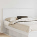 Tăblie cap cu headboard Alb 150 cm Lemn compozit - WALTI WALTI