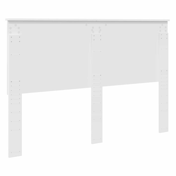 Tăblie cap cu headboard Alb 150 cm Lemn compozit - WALTI WALTI