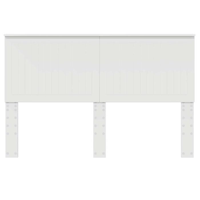 Tăblie cap cu headboard Alb 150 cm Lemn compozit - WALTI WALTI
