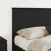 Tăblie cap cu headboard Stejar Negru 150 cm Lemn compozit - WALTI WALTI