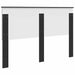 Tăblie cap cu headboard Stejar Negru 150 cm Lemn compozit - WALTI WALTI
