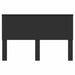 Tăblie cap cu headboard Stejar Negru 150 cm Lemn compozit - WALTI WALTI