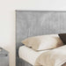 Tăblie cap cu headboard Gri din beton 150 cm Lemn compozit - WALTI WALTI