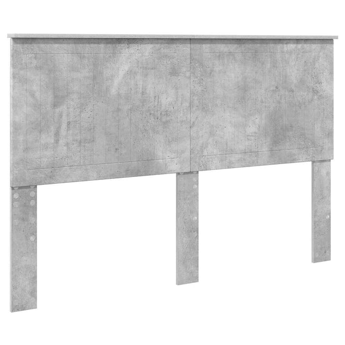 Tăblie cap cu headboard Gri din beton 150 cm Lemn compozit - WALTI WALTI