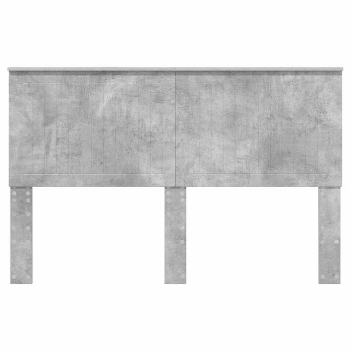 Tăblie cap cu headboard Gri din beton 150 cm Lemn compozit - WALTI WALTI
