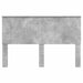 Tăblie cap cu headboard Gri din beton 150 cm Lemn compozit - WALTI WALTI