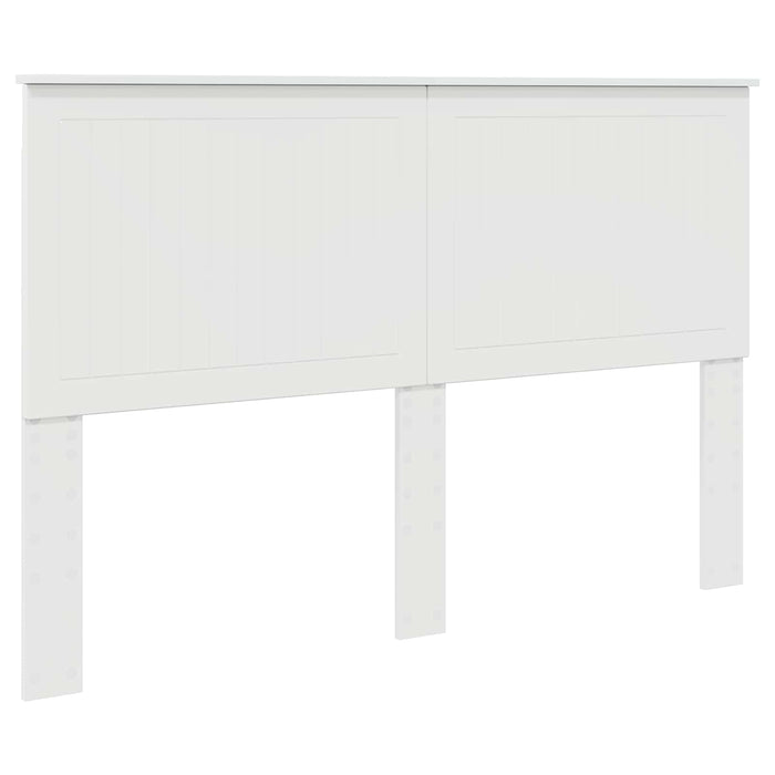 Tăblie cap cu headboard Alb Lucios 150 cm Lemn compozit - WALTI WALTI