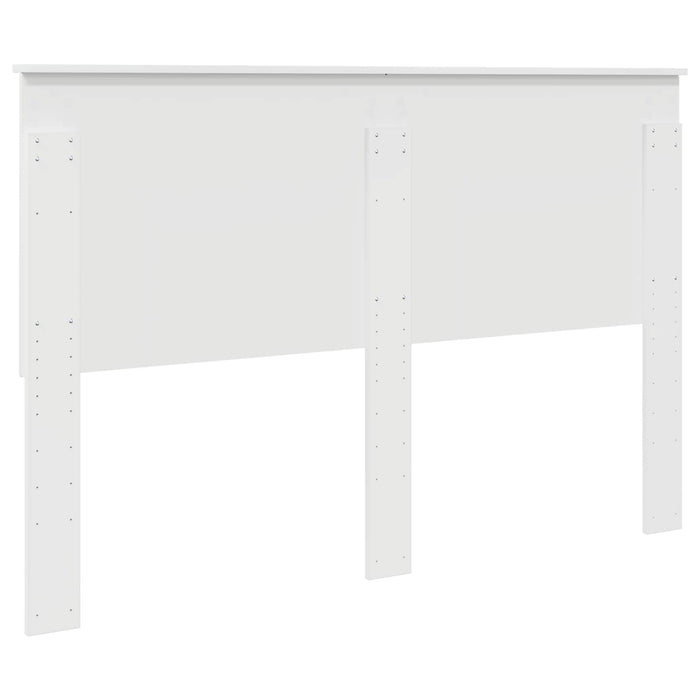 Tăblie cap cu headboard Alb Lucios 150 cm Lemn compozit - WALTI WALTI