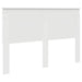 Tăblie cap cu headboard Alb Lucios 150 cm Lemn compozit - WALTI WALTI