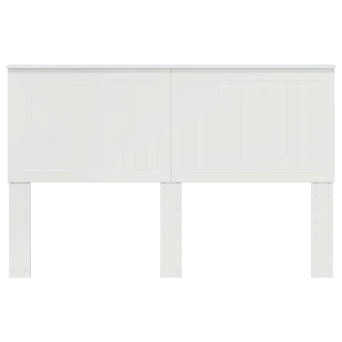 Tăblie cap cu headboard Alb Lucios 150 cm Lemn compozit - WALTI WALTI
