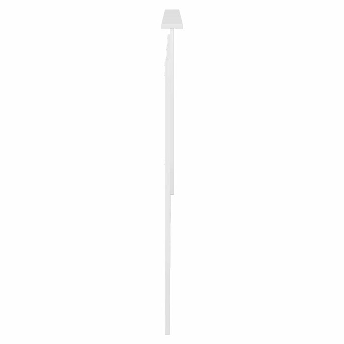 Tăblie cap cu headboard Alb Lucios 150 cm Lemn compozit - WALTI WALTI