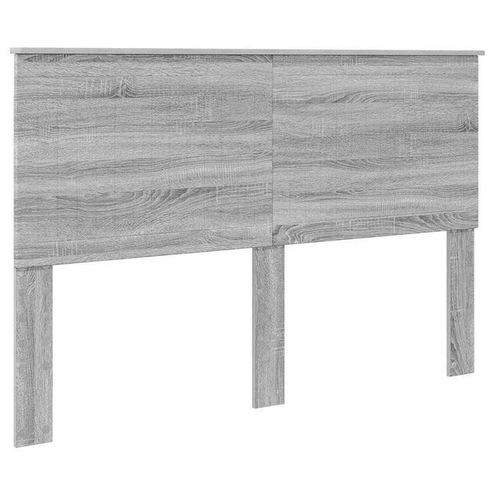 Tăblie cap cu headboard Gri Sonoma 150 cm Lemn compozit - WALTI WALTI