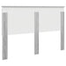 Tăblie cap cu headboard Gri Sonoma 150 cm Lemn compozit - WALTI WALTI