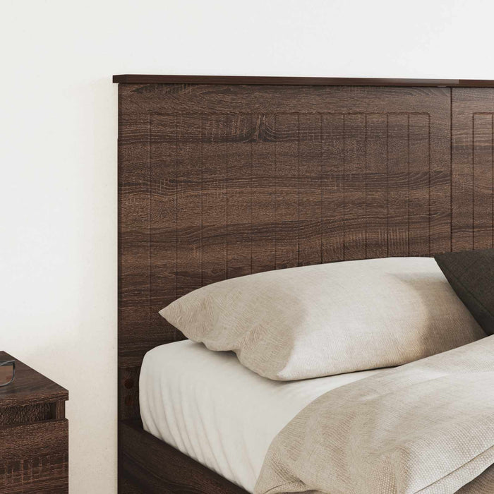Tăblie cap cu headboard Stejar închis 150 cm Lemn compozit - WALTI WALTI
