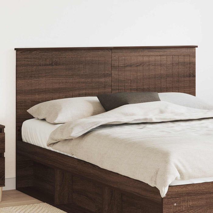 Tăblie cap cu headboard Stejar închis 150 cm Lemn compozit - WALTI WALTI