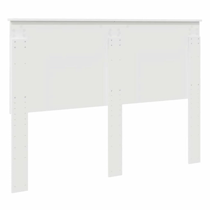 Tăblie cap cu headboard Alb 140 cm Lemn compozit - WALTI WALTI