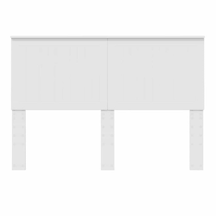 Tăblie cap cu headboard Alb 140 cm Lemn compozit - WALTI WALTI