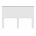 Tăblie cap cu headboard Alb 140 cm Lemn compozit - WALTI WALTI