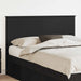 Tăblie cap cu headboard Stejar Negru 140 cm Lemn compozit - WALTI WALTI
