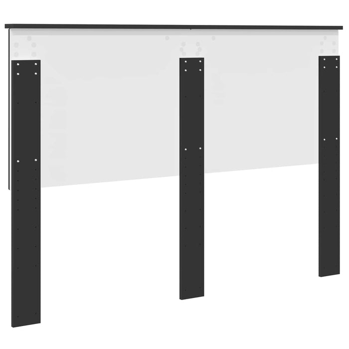 Tăblie cap cu headboard Stejar Negru 140 cm Lemn compozit - WALTI WALTI