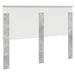 Tăblie cap cu headboard Gri din beton 140 cm Lemn compozit - WALTI WALTI