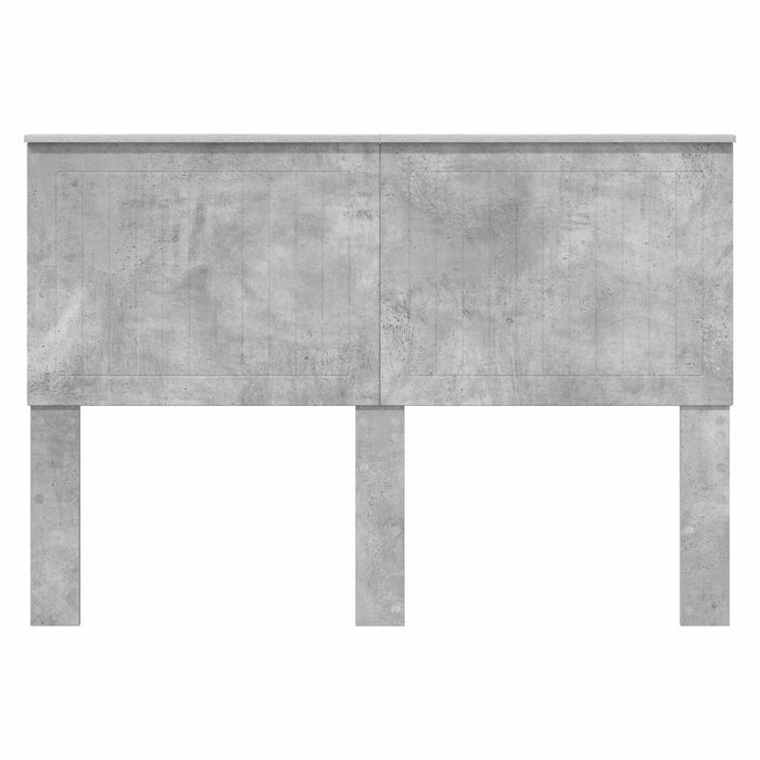 Tăblie cap cu headboard Gri din beton 140 cm Lemn compozit - WALTI WALTI