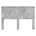 Tăblie cap cu headboard Gri din beton 140 cm Lemn compozit - WALTI WALTI