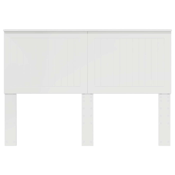 Tăblie cap cu headboard Alb Lucios 140 cm Lemn compozit - WALTI WALTI