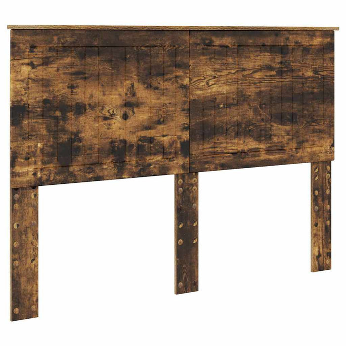 Tăblie cap cu headboard Stejar fumuriu 140 cm Lemn compozit - WALTI WALTI