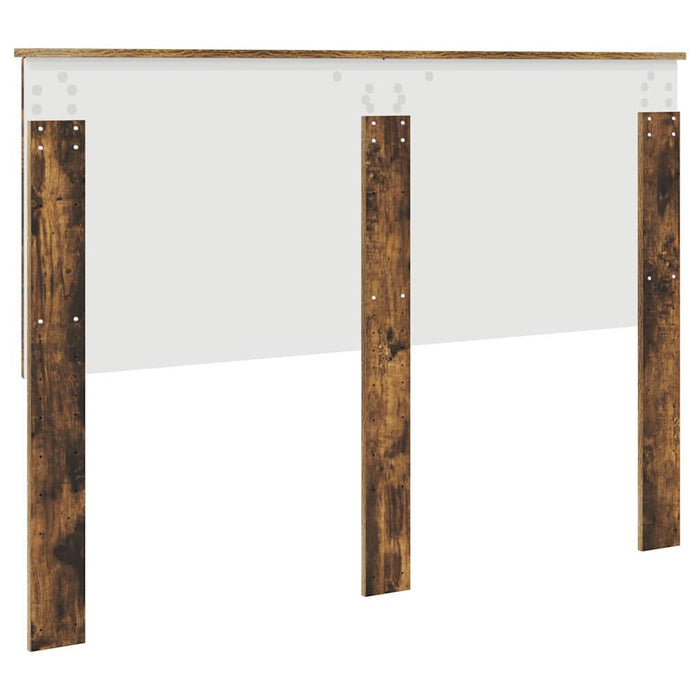 Tăblie cap cu headboard Stejar fumuriu 140 cm Lemn compozit - WALTI WALTI