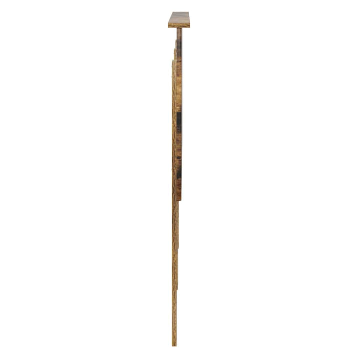 Tăblie cap cu headboard Stejar fumuriu 140 cm Lemn compozit - WALTI WALTI