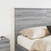 Tăblie cap cu headboard Gri Sonoma 140 cm Lemn compozit - WALTI WALTI
