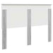 Tăblie cap cu headboard Gri Sonoma 140 cm Lemn compozit - WALTI WALTI