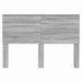 Tăblie cap cu headboard Gri Sonoma 140 cm Lemn compozit - WALTI WALTI