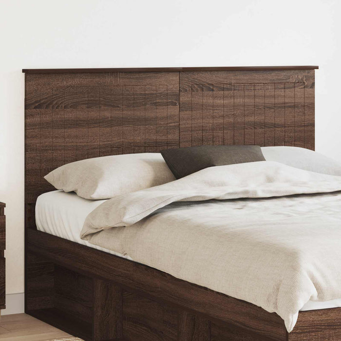 Tăblie cap cu headboard Stejar închis 140 cm Lemn compozit - WALTI WALTI