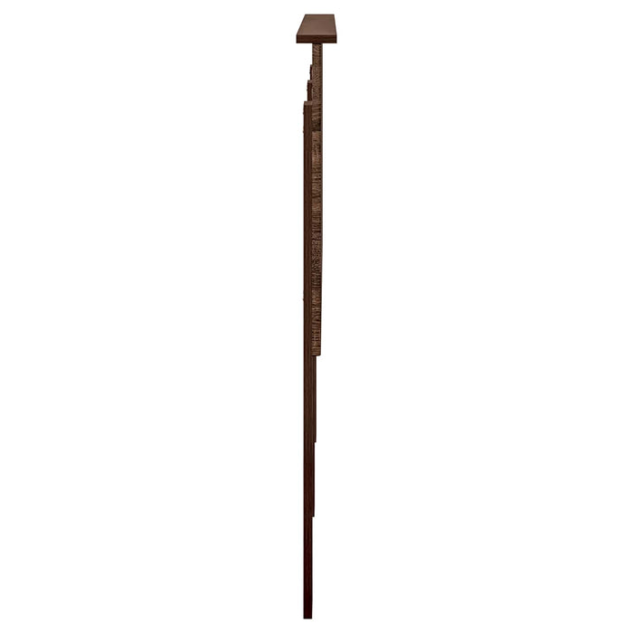 Tăblie cap cu headboard Stejar închis 140 cm Lemn compozit - WALTI WALTI