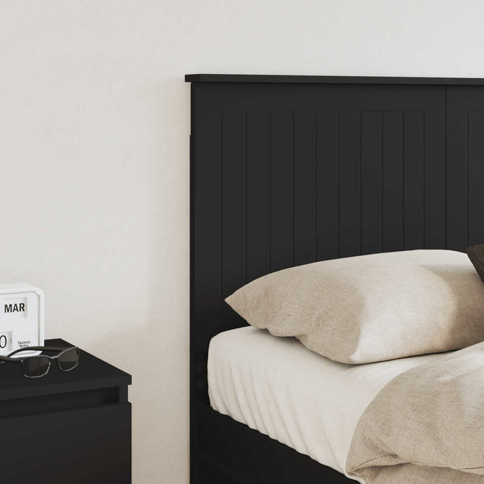 Tăblie cap cu headboard Stejar Negru 135 cm Lemn compozit - WALTI WALTI