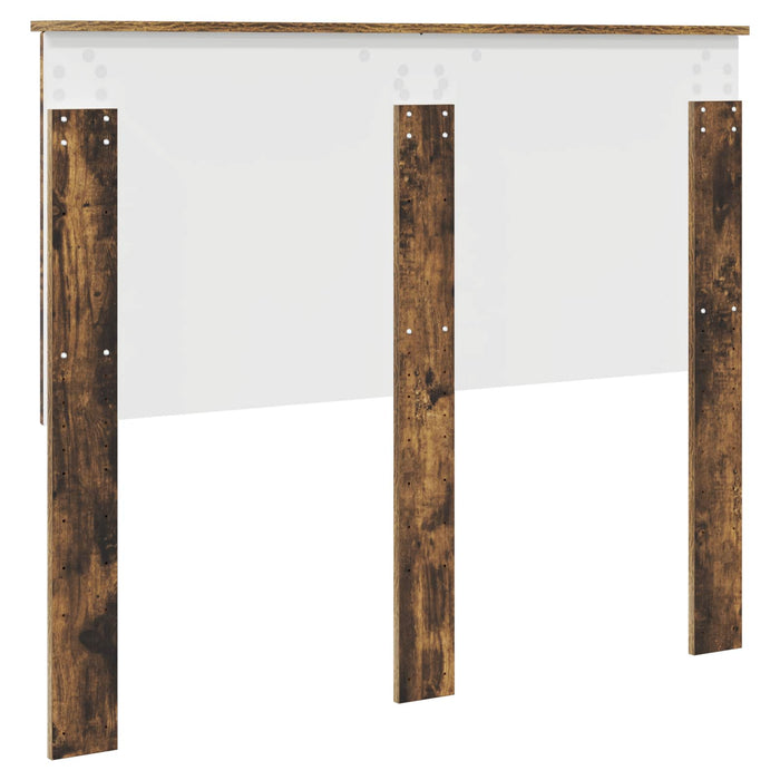 Tăblie cap cu headboard Stejar fumuriu 135 cm Lemn compozit - WALTI WALTI