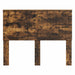 Tăblie cap cu headboard Stejar fumuriu 135 cm Lemn compozit - WALTI WALTI
