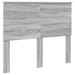 Tăblie cap cu headboard Gri Sonoma 135 cm Lemn compozit - WALTI WALTI