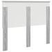 Tăblie cap cu headboard Gri Sonoma 135 cm Lemn compozit - WALTI WALTI
