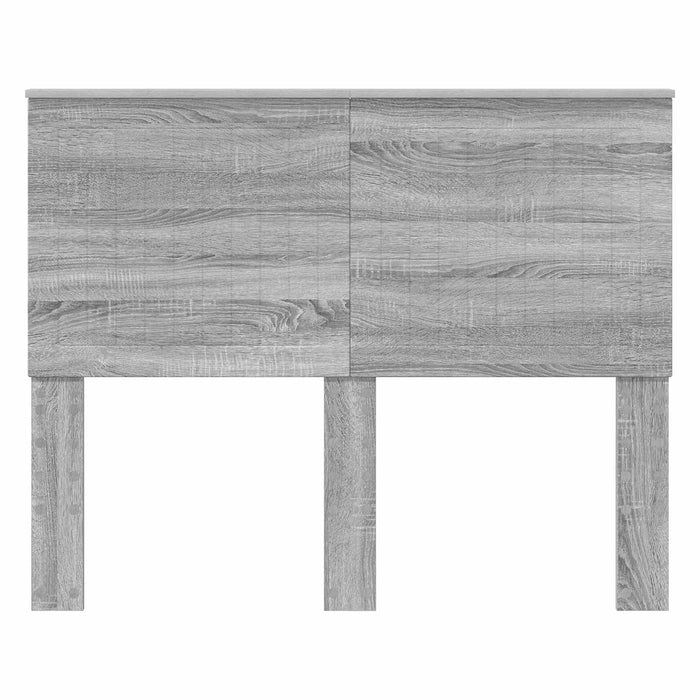 Tăblie cap cu headboard Gri Sonoma 135 cm Lemn compozit - WALTI WALTI