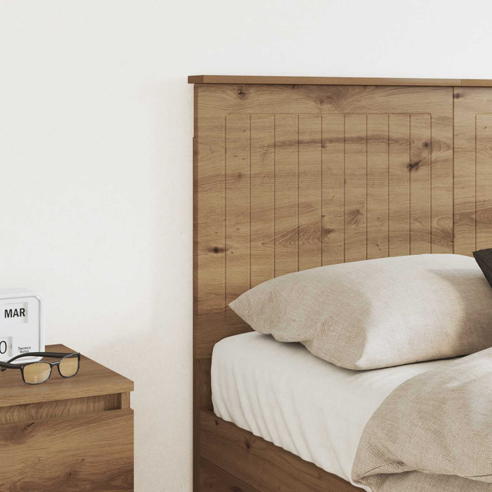 Tăblie cap cu headboard Stejar Artizanal 135 cm Lemn compozit - WALTI WALTI