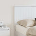 Tăblie cap cu headboard Alb 120 cm Lemn compozit - WALTI WALTI