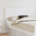 Tăblie cap cu headboard Alb 120 cm Lemn compozit - WALTI WALTI