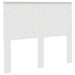 Tăblie cap cu headboard Alb 120 cm Lemn compozit - WALTI WALTI