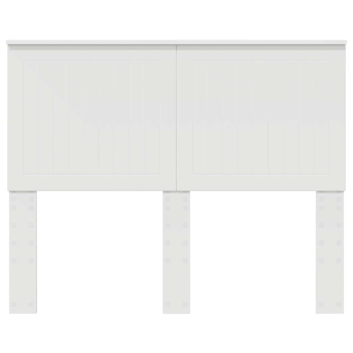 Tăblie cap cu headboard Alb 120 cm Lemn compozit - WALTI WALTI