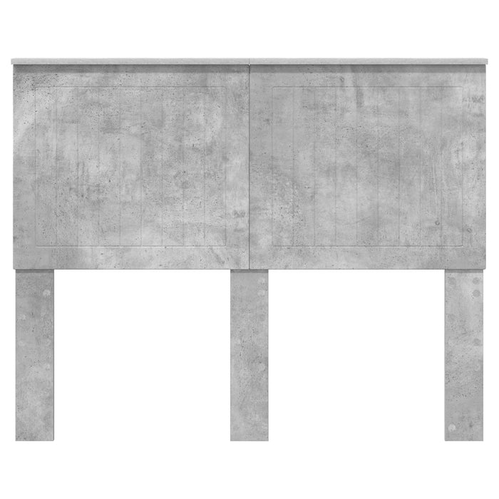 Tăblie cap cu headboard Gri din beton 120 cm Lemn compozit - WALTI WALTI